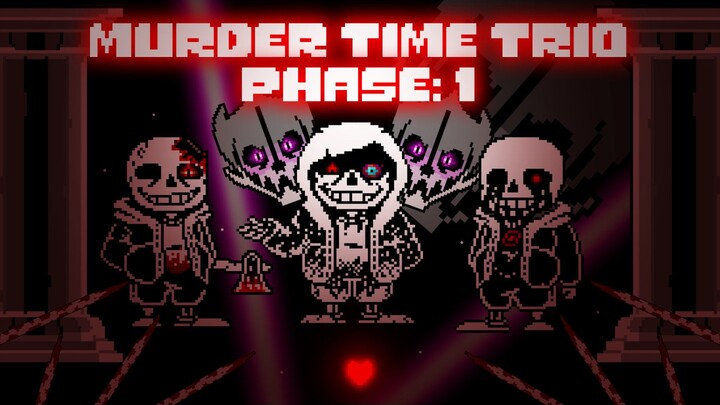 【60FPS动画】[最终预告！] 三重邪骨困难模式一阶段！！Murder Time Trio Hardmode Phase: 1！