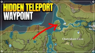 Hidden Teleport Waypoint Under Chatrakam Cave | World Quests & Puzzles |【Genshin Impact】