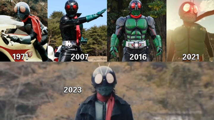 So sánh các biến đổi của phiên bản thứ năm của Kamen Rider No. 1