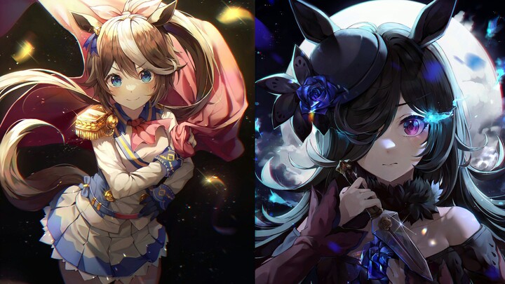 [Uma Musume: Pretty Derby MAD] A song "Ultramarine" dedicated to two heroes