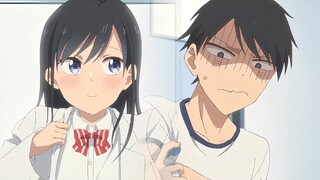 Dr. Rin Heals Senpai, Dr.Rin Gives Eye Exam Cute Moments 😍😍 - Giji Harem Episode 4 ギジ・ハーレム