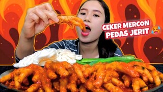 MUKBANG CEKER MERCON PEDAS DAN LALAPAN TANPA NASI, MUKBANG INDONESIA