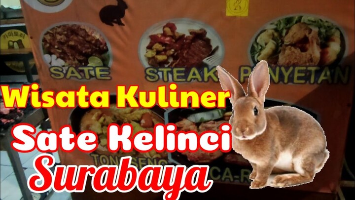 Wisata Kuliner Sate Kelinci di Tambaksari Surabaya.
