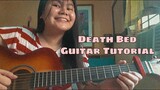 Death Bed - Powfu || Guitar Tutorial | Strumming ||Easy Chords