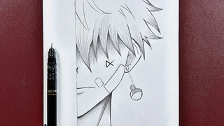 ร่างอนิเมะง่ายๆ วิธีการวาดการ์ตูนบอยที่ไม่ดี (killua) ขั้นตอนง่าย ๆ