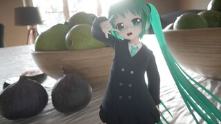 [Hatsune MMD] Little Figure Secretary Dance. Vertical Screen Version. (C4D Rendering)