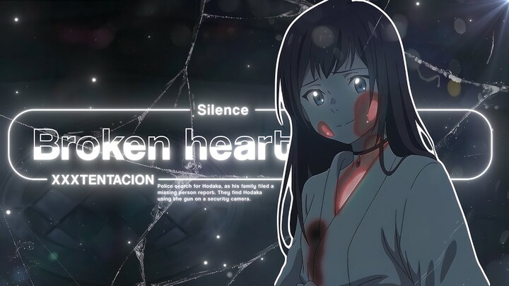 BROKEN HEART💔 - WEATHERING WITH YOU Edit (AMV) 4K 60fps