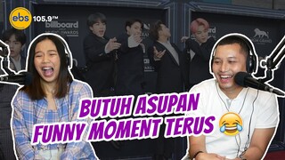 BTS Funny Moments Reaction by Indonesian Radio Announcers - Run Edition