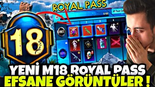 YENİ M18 ROYAL PASS EFSANE GÖRÜNTÜLER !! M18 RP 1-50 ÖDÜLLERİ !! M18 ROYAL PASS PUBG MOBİLE