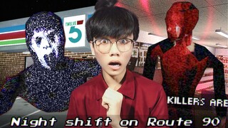 Night Shift On Route 90 - TRABAHONG HINDI MO GUGUSTUHIN PASUKIN | Roblox | Ending