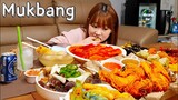 🍱시장먹거리+길거리음식먹방🍗 전통시장 탈탈 털어먹기😋 치킨 떡볶이 순대 튀김 반찬 어묵탕 만두 KOREANFOOD MUKBANG ASMR EATINGSHOW REALSOUND 먹방