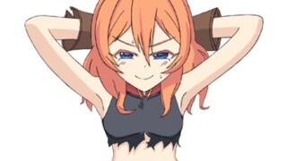 疑是为了六星拼命锻炼的矛依未