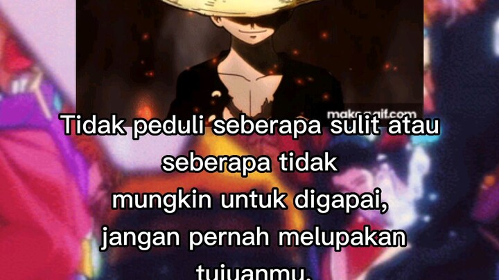 Kalimat bijak Luffy