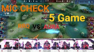 MIC CHECK RRQ VS AURA MPL SEASON 10