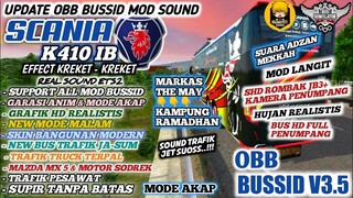 UPDATE OBB MOD SOUND SCANIA K410iB KREKET | MARKAS KAMPUNG RAMADHAN | BUS SIMULATOR INDONESIA