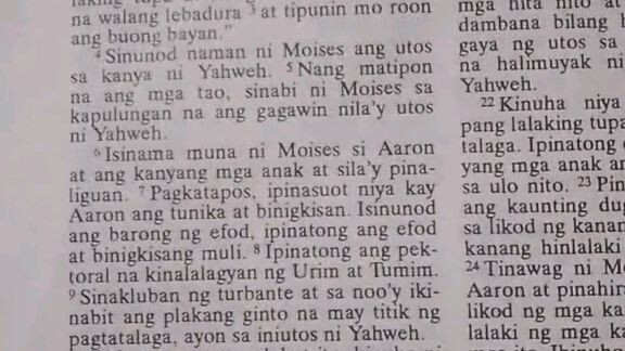 Pang Araw Araw na Talata      Leviticus 8:6-9