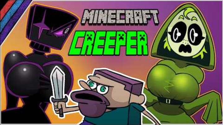 Saya menemukan creeper feminin di Minecraft