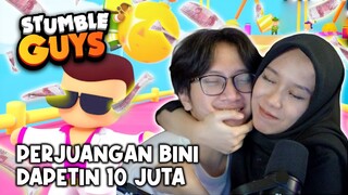 #PASUTRIGAMING HAH, SHADIRA DAPET 10 JUTA DARI MAIN STUMBLE?! - Stumble Guys Indonesia