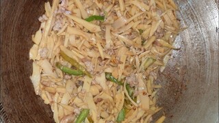 ผัดหน่อไม้ใส่หมูสับ เมนูทำง่ายใน 1 นาที - ใหม่ใจหนุน