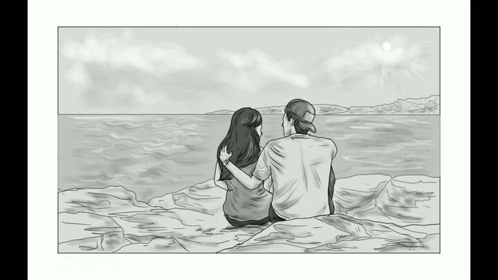 film animasi cinta di tepi pantai(2022) storyboard