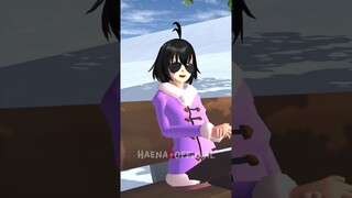 HAENA'S WORLD : HAENA BALAPAN SKI #sakuraschoolsimulator #shorts