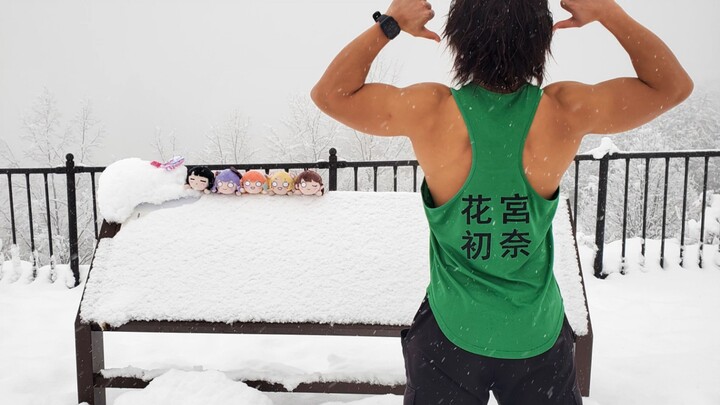 Encountering a divine figure at Lianwen Mountain—mixshake's tribute to my beloved Hanami Hanae