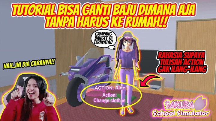 TUTORIAL/CARA GANTI BAJU TANPA HARUS KE RUMAH DI SAKURA!! SAKURA SCHOOL SIMULATOR - PART 143