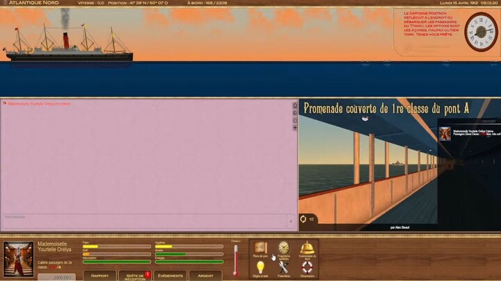 🔴 Titanic Voyage RPG 2025 ( Episode 17 ) - On reprend la Route pour New-York