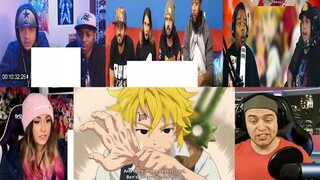 SEVEN DEADLY SINS EPISODE 11 REACTION MASHUP!!