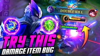 THIS GUSION BUG DAMAGE ITEM NEVER GETS FIX.
