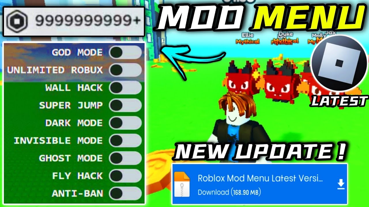 CORRE!!! MOD MENU 100% ATUALIZADO DE ROBLOX HACK ROBLOX/ VOAR