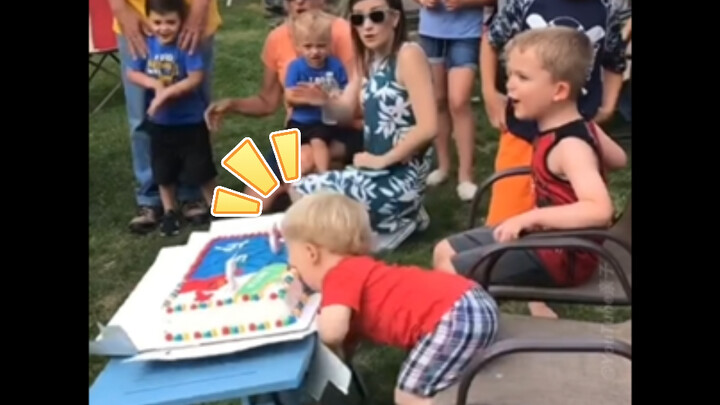 💥 مفاجأة تتحول إلى رعب!! لحظة مثيرة خلال حفل عيد ميلاد الصغير 😰