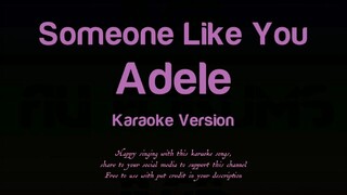 Someone Like You Karaoke