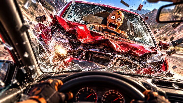 HEAD-ON CRASH! Realistic BeamNG.drive Crashes You Can't Escape