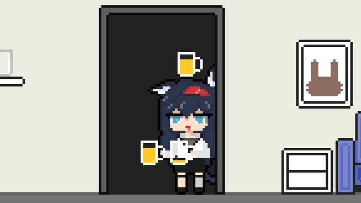 To get a drink, Big Cat can come up with all sorts of tricks [Arknights]