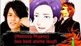 Two best anime laugh by  same voice actor