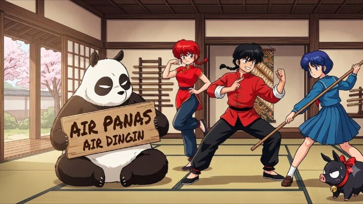Air Panas Air Dingin | Original Anime Song (Inspired By Ranma 1/2)