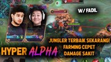 HYPER ALPHA GILA BANGET ! JUNGLER BARU TERBAIK AUTO WINSTREAK PAKE INI ! w/ FADIL - Mobile Legends