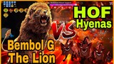 Bembol G The Lion vs  HOF hyenas | mir4