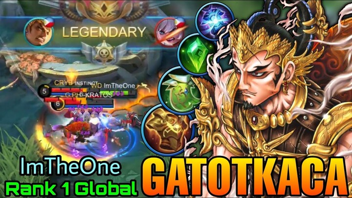 Offlaner Gatotkaca Legendary Gameplay! - Top 1 Global Gatotkaca by ImTheOne - MLBB