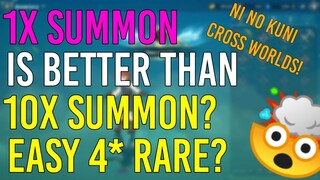 1X IS BETTER THAN 10X? ITS GOTCHA TIME ''Ni No Kuni CROSS WORLDS''