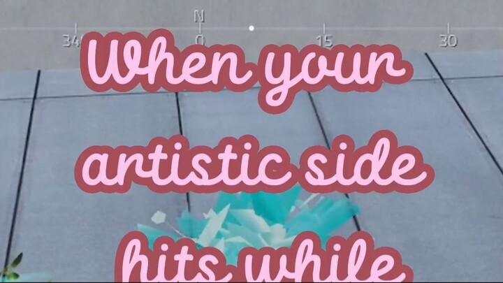 When your artistic side hits while playing Kompete #fpsgame #KOMPETE #KharlitoGaming #battleroyale