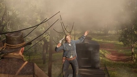 Having your gun knocked out of your hand is the greatest humiliation for a marksman.