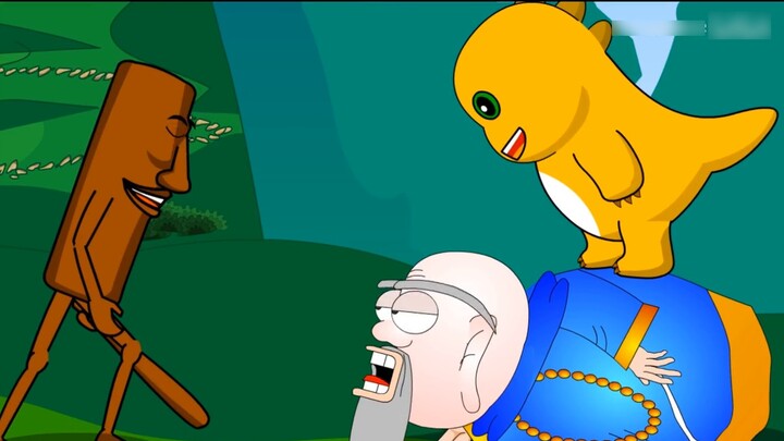 Episode 84, Mr. Li's animation "Step on the Back" - Step on the Immortal