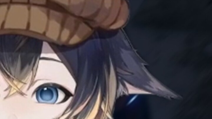 The cat was knocked down as soon as he entered the door