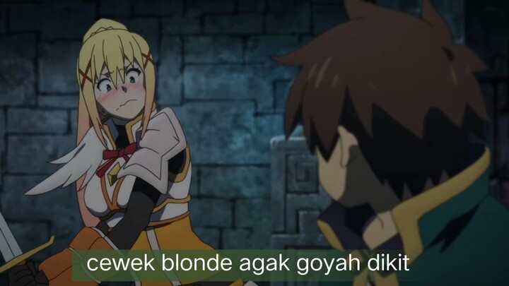 #KompetisiKreasiUnggahan4, cewek blonde agak tergoda dengan rayuannya