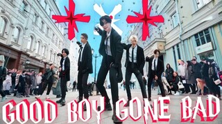 TXT回归曲《Good Boy Gone Bad》街头超帅翻跳，姐姐们气场太强了！