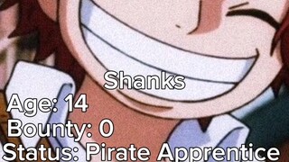 Shanks Glow Up