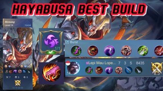 Hayabusa Best Build Worth It Di SEASON 25 🗿👌