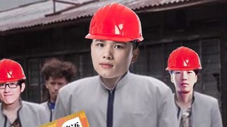 [The anchor is really good at playing CF] 01: Shitou's "Construction Site English" shows off the who